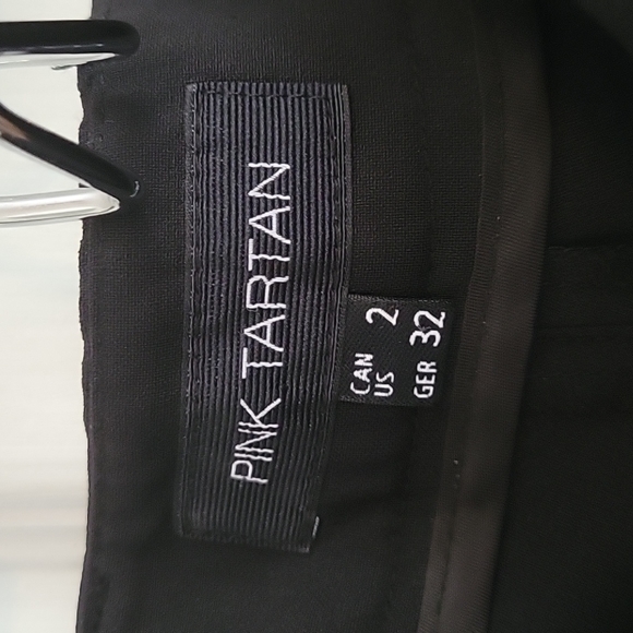 Pink Tartan wool jogger suit pant - Picture 2 of 5